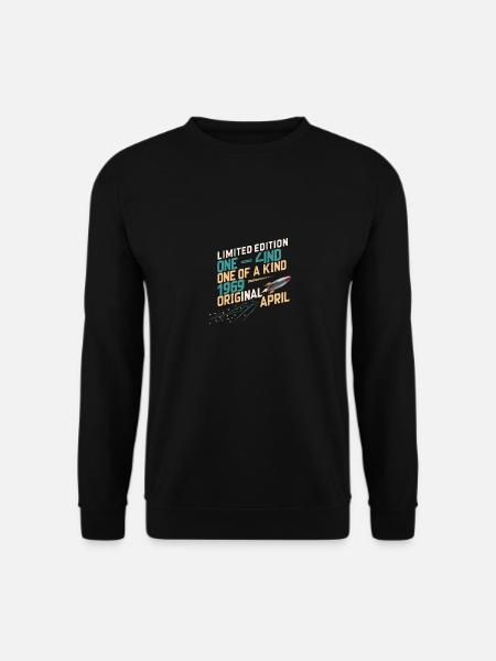 April 1969 Geburtstag April 1969 April - Unisex Pullover - Schwarz