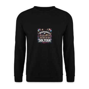Despedida De Loonetera Party Design - Sweat-shirt Unisexe - noir - Devant - Alina (178cm) & Michal (187cm)