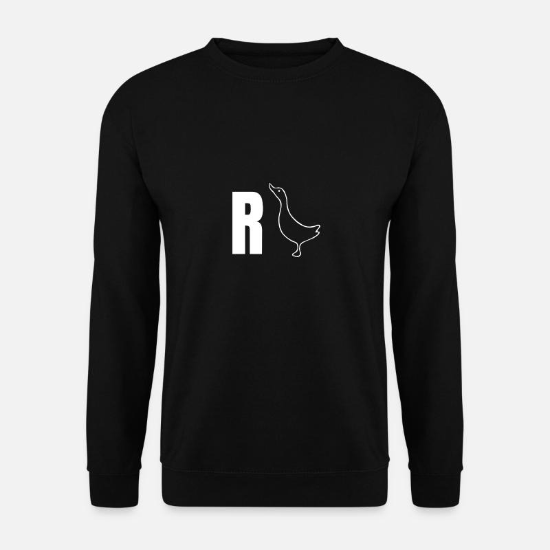 Rente Ruhestand Ente - Unisex Pullover - Schwarz