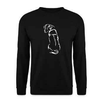 Rhodesian Ridgeback « Black Edition » - Sweat-shirt Unisexe - noir - Devant - Alina (178cm) & Michal (187cm)
