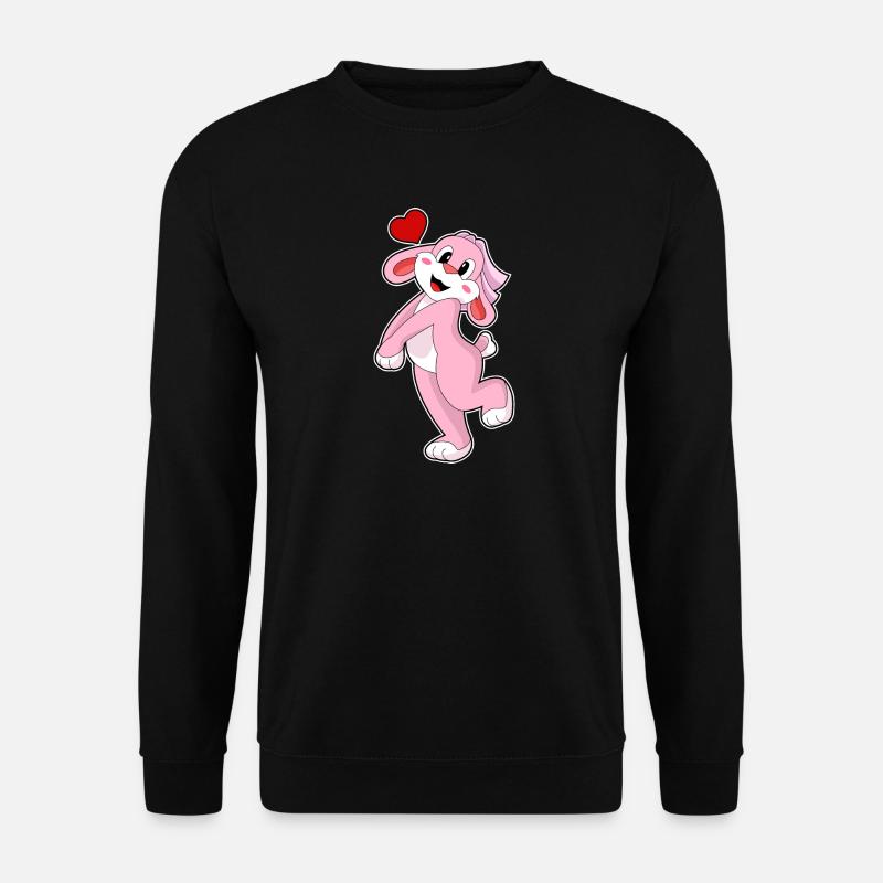 Rabbit Bride Veil Wedding - Unisex Sweatshirt - black