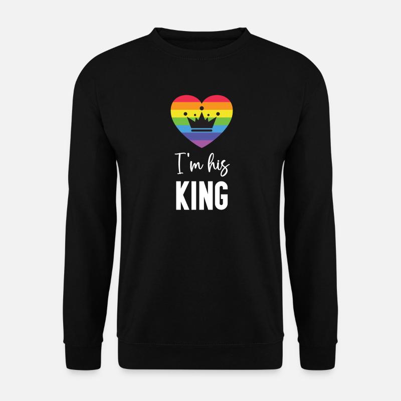 Pride Month LGBT - Ich bin sein König - Unisex Pullover - Schwarz