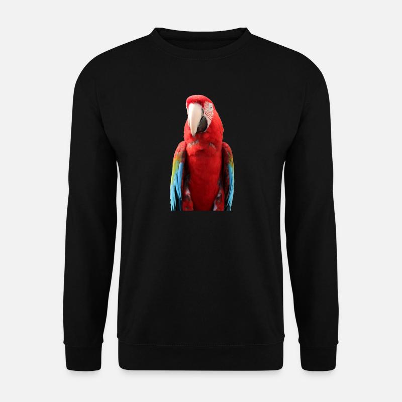 Papageien T-shirt Geschenk - Unisex Pullover - Schwarz
