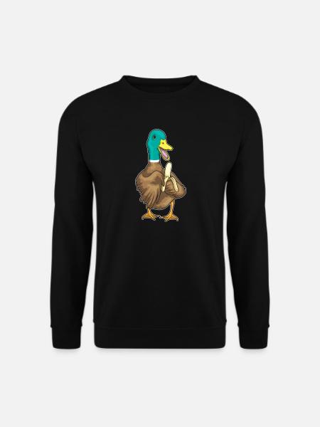 Duck Banana - Unisex Sweatshirt - black