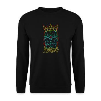 Dualism VI - Unisex Sweatshirt - black - Front - Alina (178cm) & Michal (187cm)