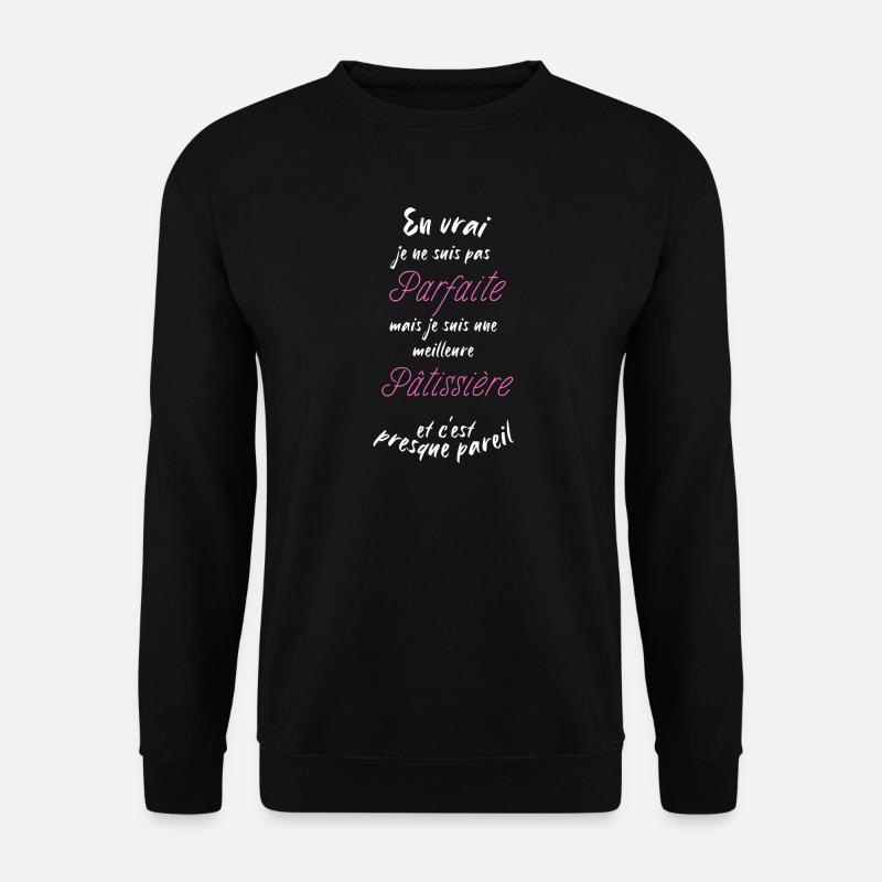 Ich bin der beste Konditor - Unisex Pullover - Schwarz