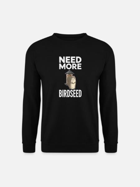 Vogelbeobachter Vögel füttern Birder Geschenke - Unisex Pullover - Schwarz