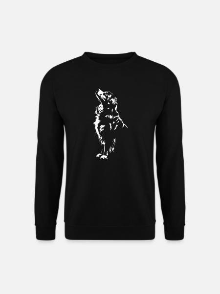 Berner Sennenhund Silhouette Hunde Hund Wilsigns - Unisex Pullover - Schwarz