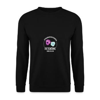 Zytologie und Zellen - Unisex Pullover - Schwarz - Vorne - Alina (178cm) & Michal (187cm)