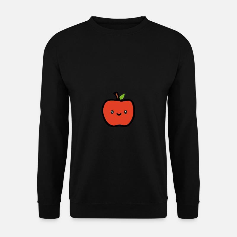 Apfel - Unisex Pullover - Schwarz