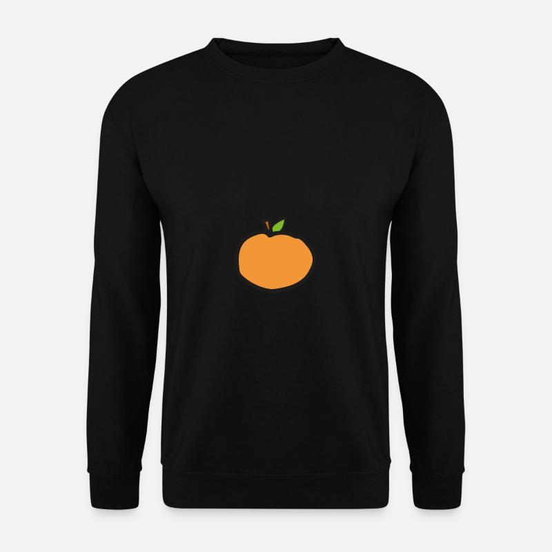 Orange - Unisex Pullover - Schwarz