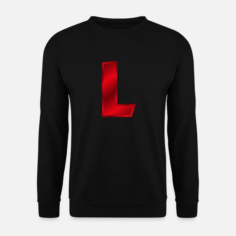 Rotes L - Unisex Pullover - Schwarz