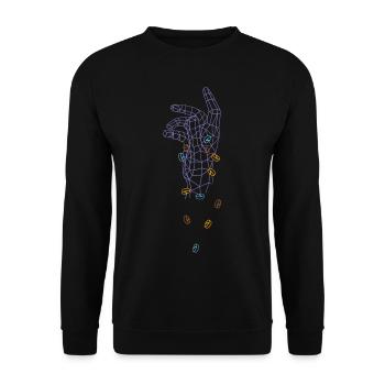 Chill pills - Unisex Pullover - Schwarz - Vorne - Alina (178cm) & Michal (187cm)