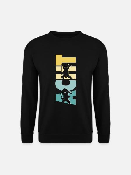 8 Jahre Junge Ninja 8. Geburtstag - Unisex Pullover - Schwarz