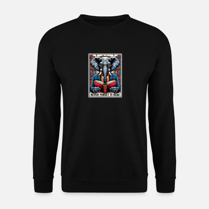N’oubliez pas de lire - Sweat-shirt Unisexe - noir
