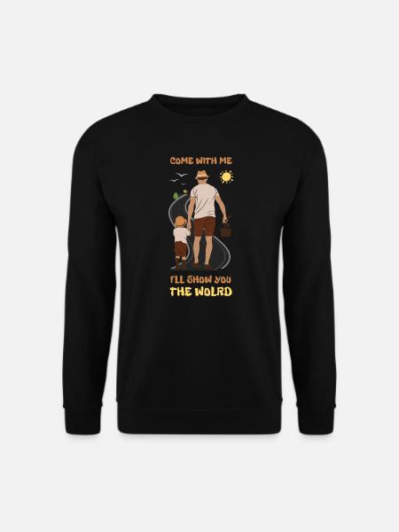 Komm mit mir - Unisex Pullover - Schwarz