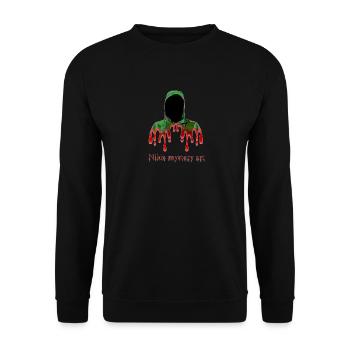 Nikis mystery art - Unisex Pullover - Schwarz - Vorne - Alina (178cm) & Michal (187cm)