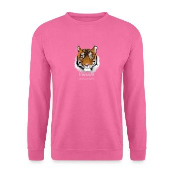 Tiger - Unisex Pullover - Pink - Vorne