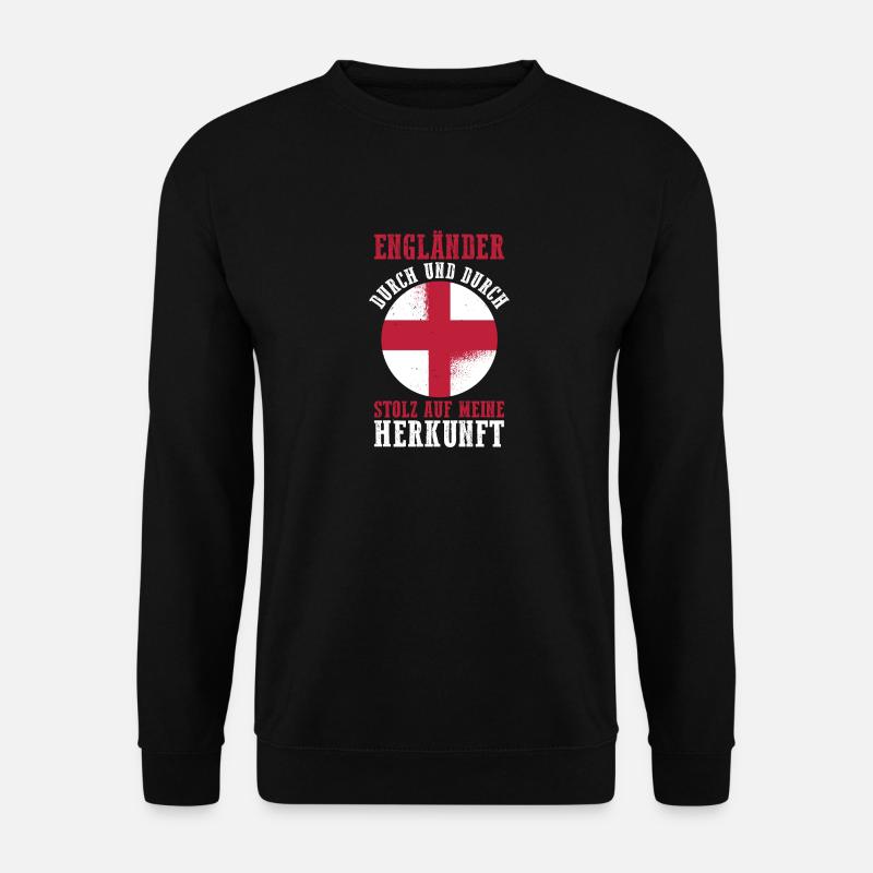 Großbritannien Engländer England - Unisex Pullover - Schwarz
