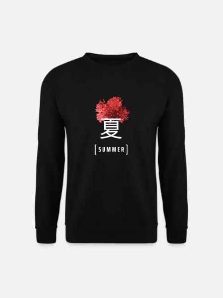 NATSU - SUMMER - SUMMER - JAPANESE - Unisex Sweatshirt - black