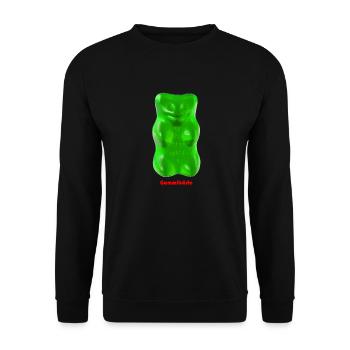 Gummibärle - Unisex Pullover - Schwarz - Vorne - Alina (178cm) & Michal (187cm)