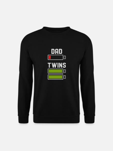 Dad of Twins - Unisex Sweatshirt - black