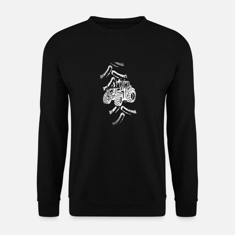 Traktor Trecker Bulldog Landwirt Bauer - Unisex Pullover - Schwarz