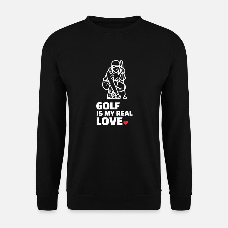 Ich Liebe Golf - Unisex Pullover - Schwarz