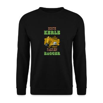 Bagger - Unisex Pullover - Schwarz - Vorne - Alina (178cm) & Michal (187cm)