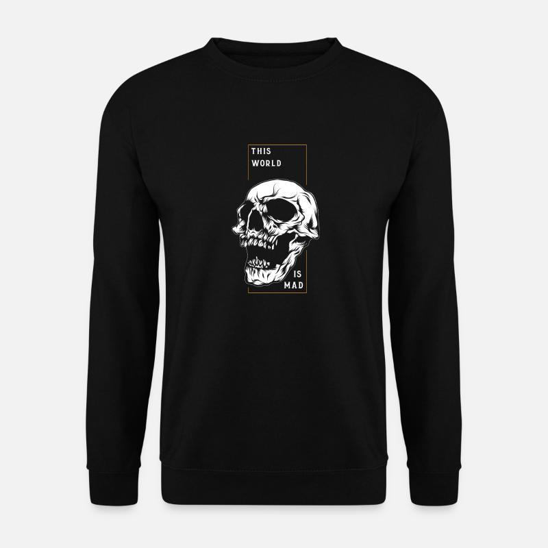 skull - Unisex Pullover - Schwarz