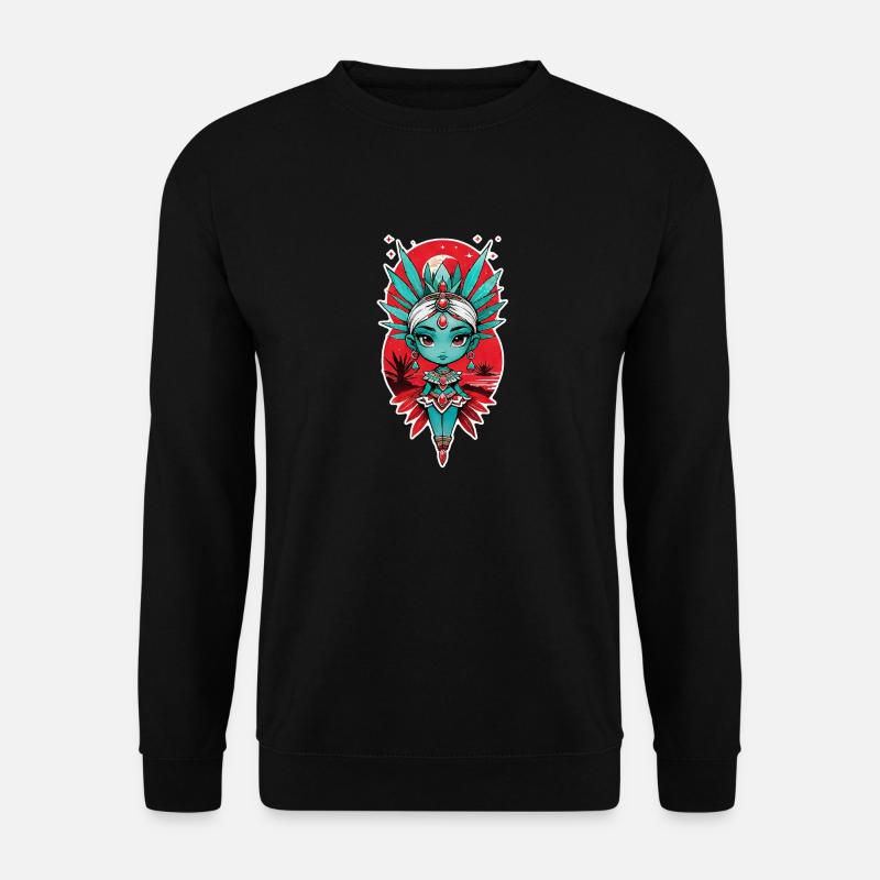 Indische Prinzessin - Aztek - Unisex Pullover - Schwarz