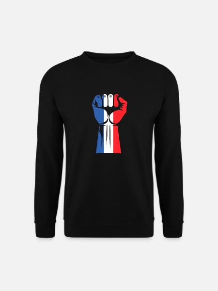 Patriotic France - Unisex Sweatshirt - black