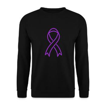 Sensibilisation à la maladie d’Alzheimer - Sweat-shirt Unisexe - noir - Devant - Alina (178cm) & Michal (187cm)