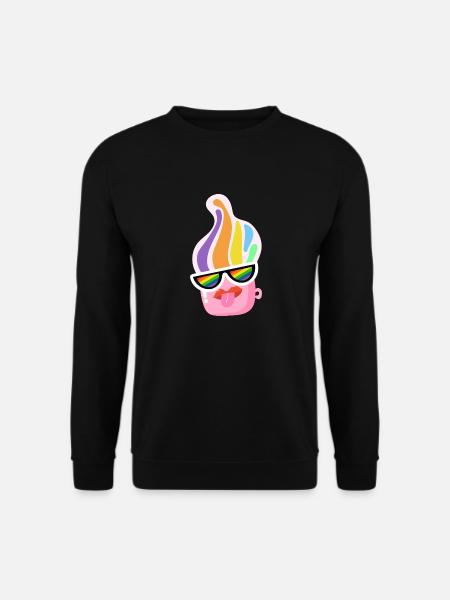 LGBT Rainbow Cup - Unisex Sweatshirt - black