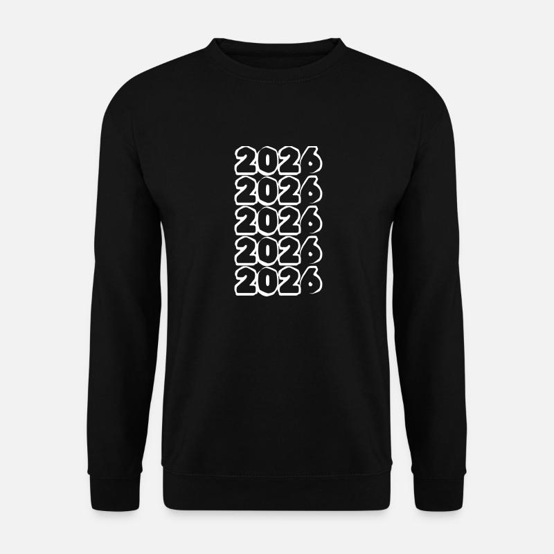 white 2026 - Unisex Sweatshirt - black