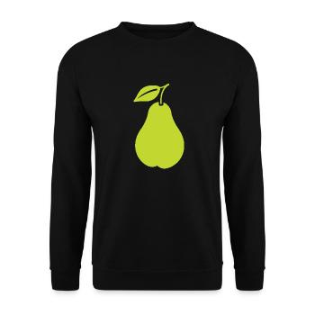 Pear - Unisex Sweatshirt - black - Front - Alina (178cm) & Michal (187cm)