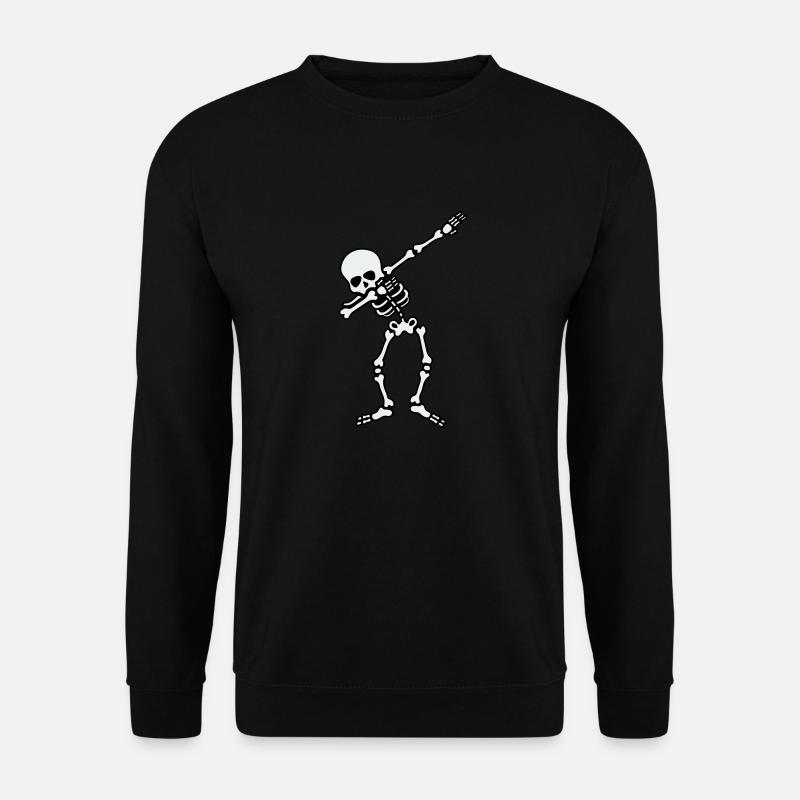 skull dabbing - Unisex Sweatshirt - black