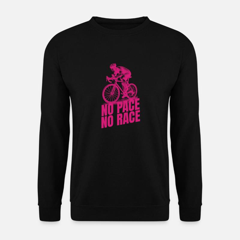 no pace no race - Unisex Pullover - Schwarz