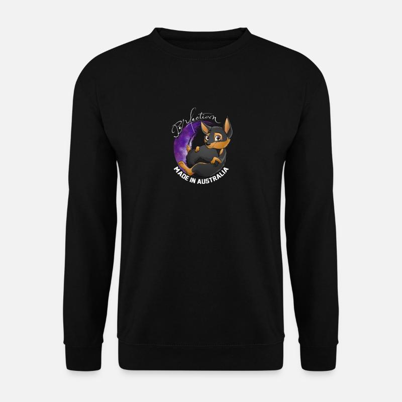Kelpie Galaxy - Black Fire - Unisex Pullover - Schwarz