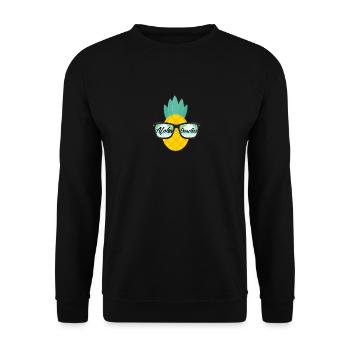 AlohaBeaches 01 - Sweat-shirt Unisexe - noir - Devant - Alina (178cm) & Michal (187cm)