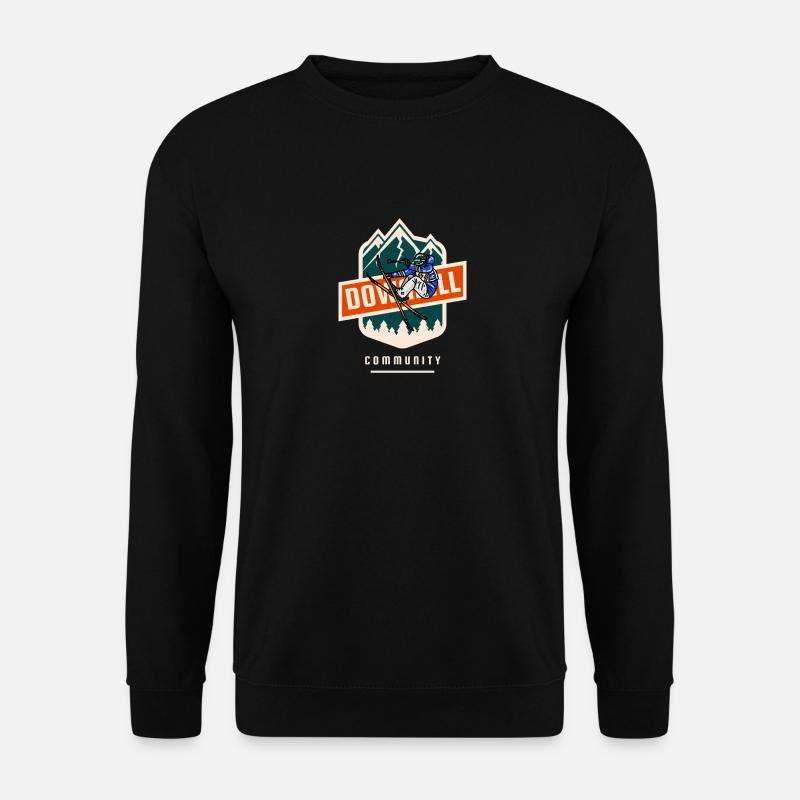 Cascade de ski alpin freestyle - Sweat-shirt Unisexe - noir