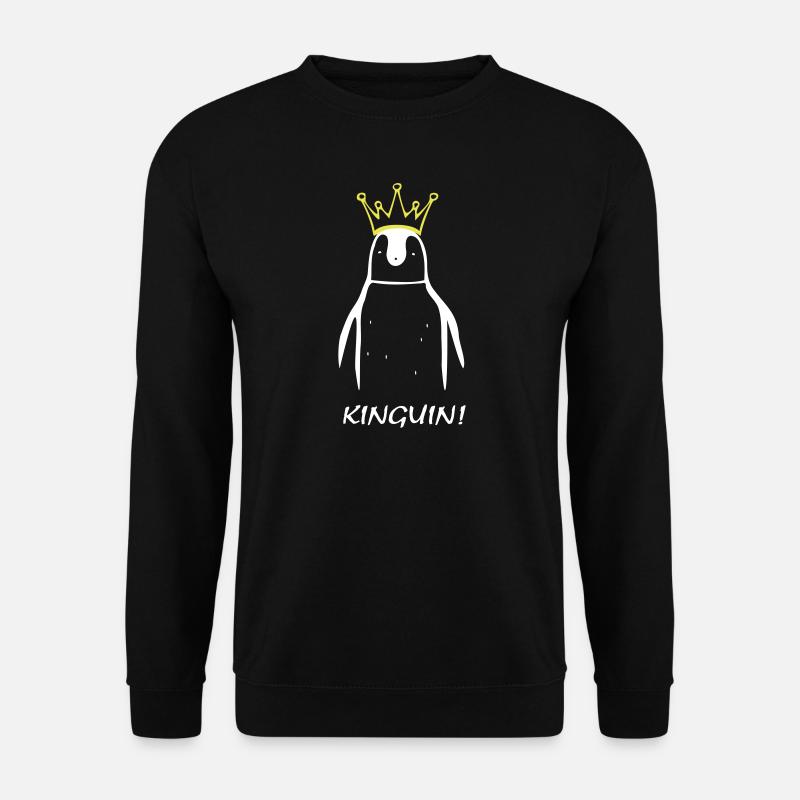 KINGuin - Unisex Sweatshirt - black