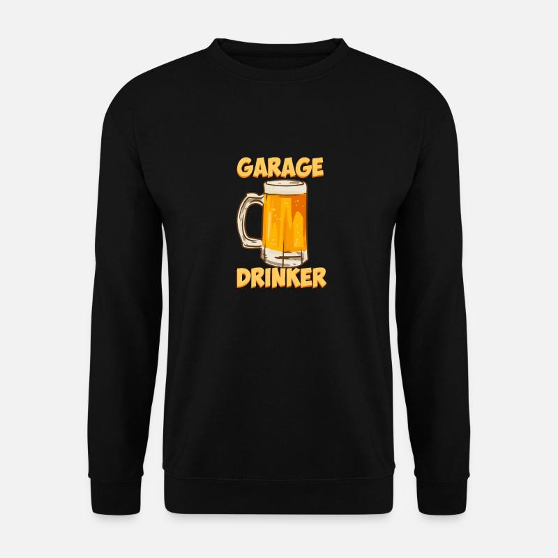 Garage Drinker - Unisex Pullover - Schwarz