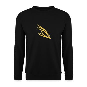 Der goldene S - Unisex Pullover - Schwarz - Vorne - Alina (178cm) & Michal (187cm)