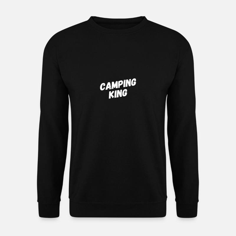 Camping King - Unisex Sweatshirt - black