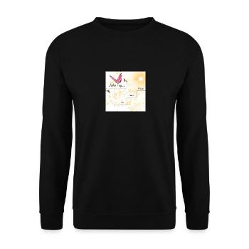 Motivation - Unisex Pullover - Schwarz - Vorne - Alina (178cm) & Michal (187cm)