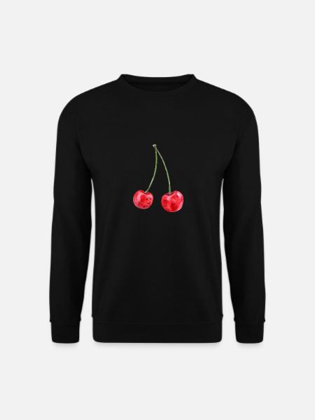 Kirschen - Unisex Pullover - Schwarz