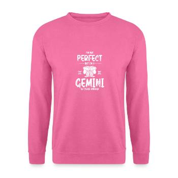 Sternzeichen Zwilling - Unisex Pullover - Pink - Vorne