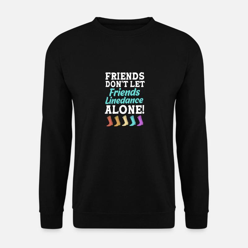 Line Dance - Unisex Sweatshirt - black