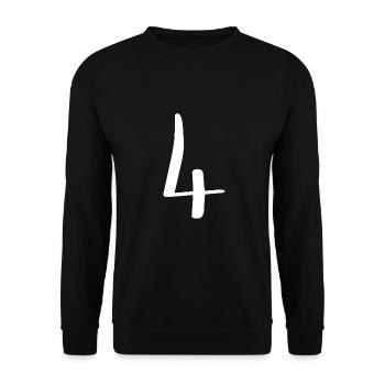 4 - Sweat-shirt Unisexe - noir - Devant - Alina (178cm) & Michal (187cm)